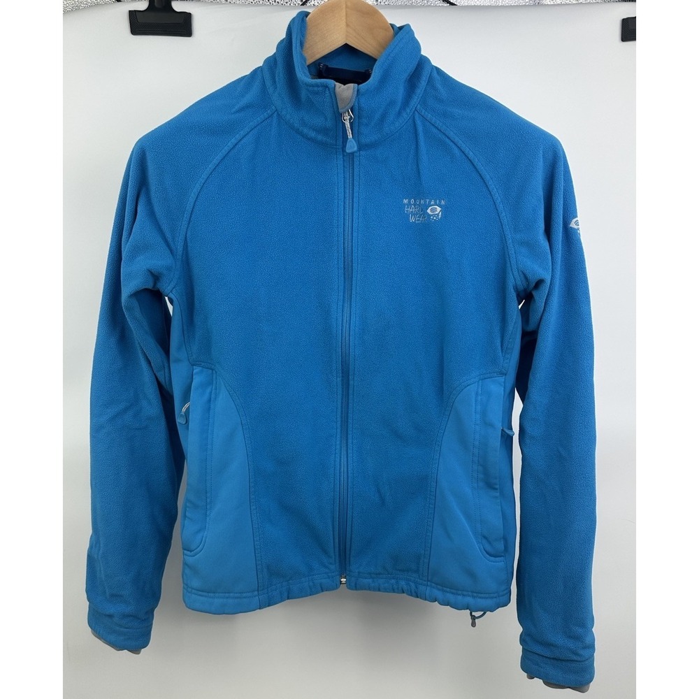 Mountain Hardwear WOMEN'S MOUNTAIN MONKEY TECH Fill‎ Zip Jacket Medium Blue